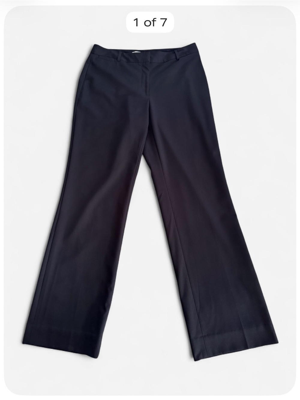 Liz Claiborne Elizabeth Black Dress Pants Size 8 Stretch Career Trousers